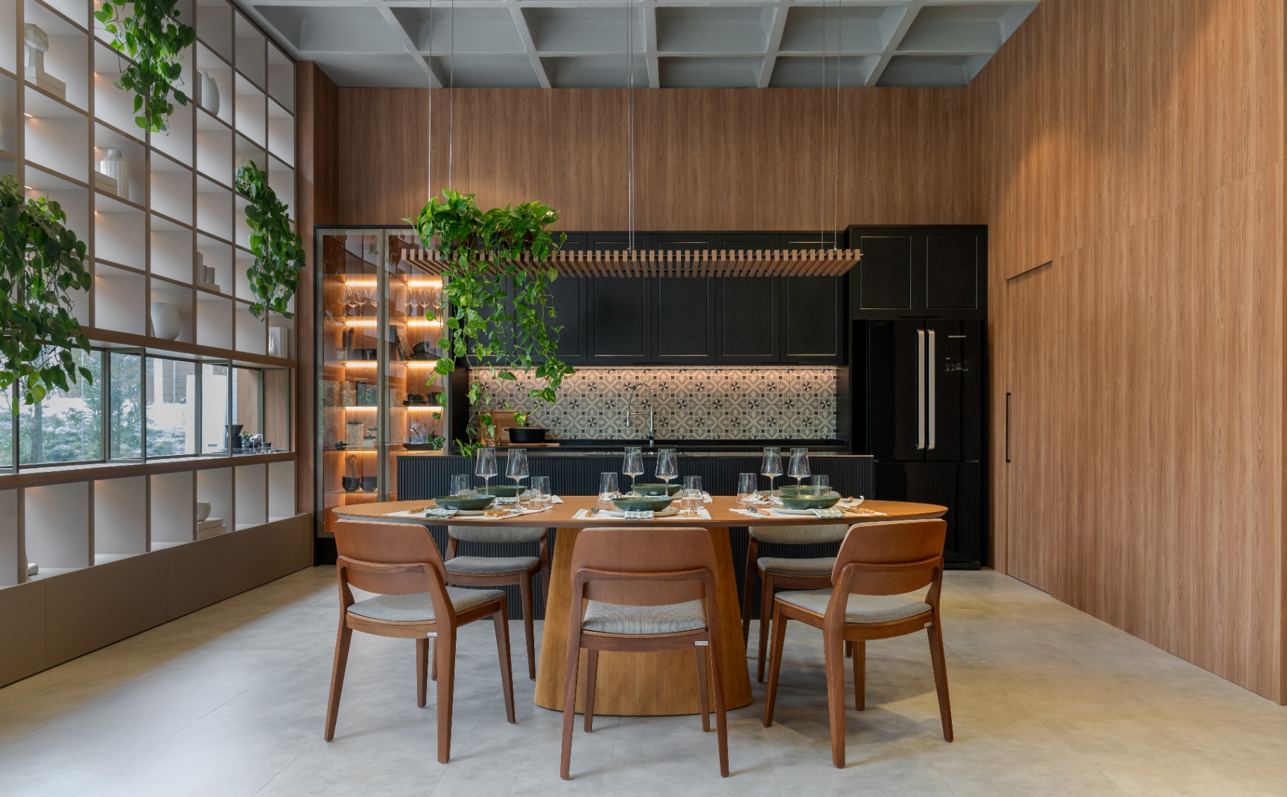 Home theater do showroom Italínea Continente